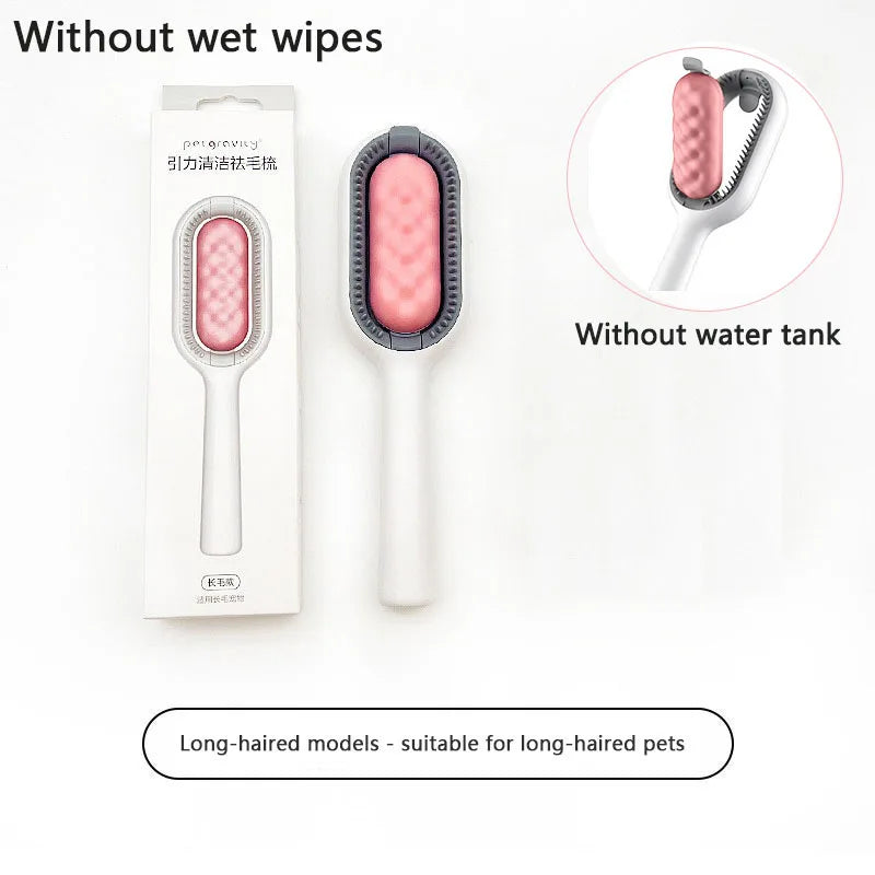 Escova de limpeza, removedor de pelos, pente para cães e gatos, suprimentos gerais com tanque de água, produtos para animais de estimação
