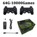 Videogame M8 console 2.4g, controle duplo sem fio, 4k, 10000 jogos, 64gb, jogos retrô.