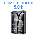 MP3 Player Tela Cheia Walkman Music Player Novel Leitura E-book MP4 Vídeo Player com fones de ouvido Clipe traseiro Embutido 4G Memória