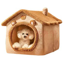 Casa para cães e gatos, quente, lavável, para todas as estações, interior, macio, removível, cama para animais de estimação, canil para animais de estimação pequenos e médios, suprimentos duráveis para animais de e
